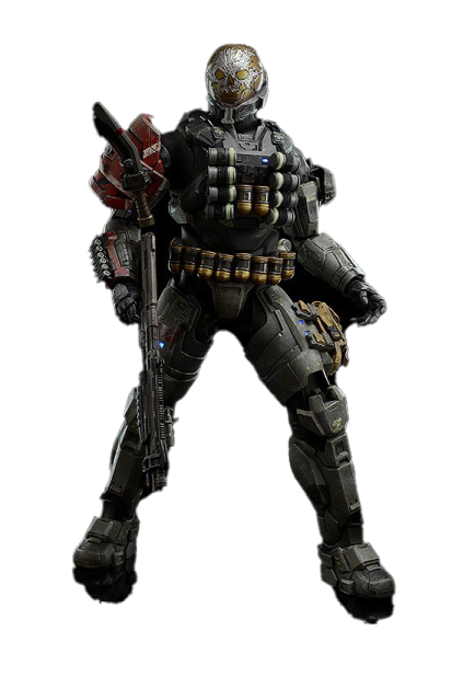 a man with a gun in his hand