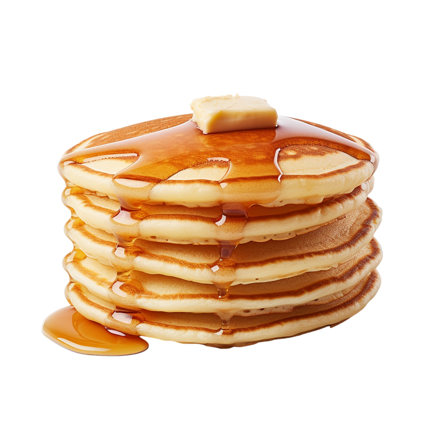 a stack of pancakes