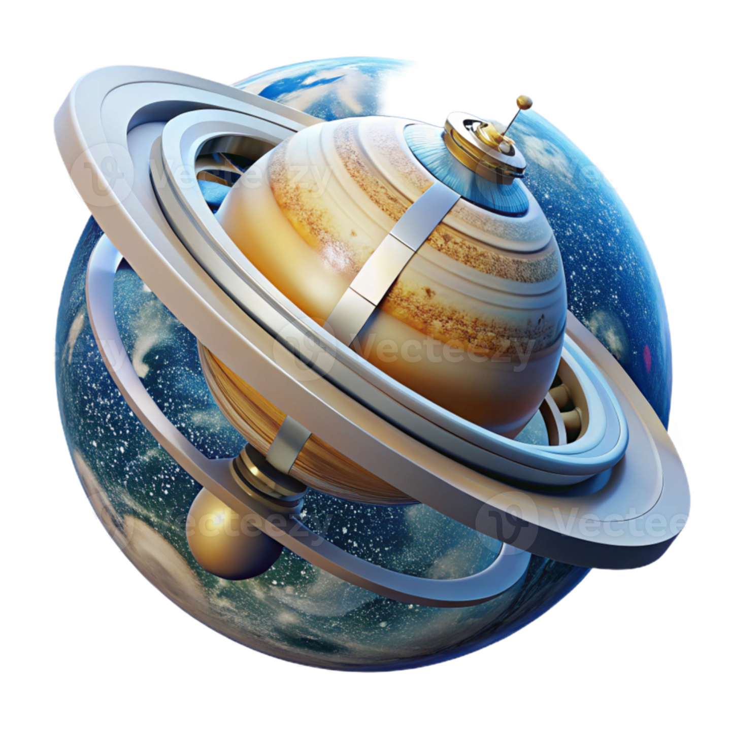 an image of the planets in a white background