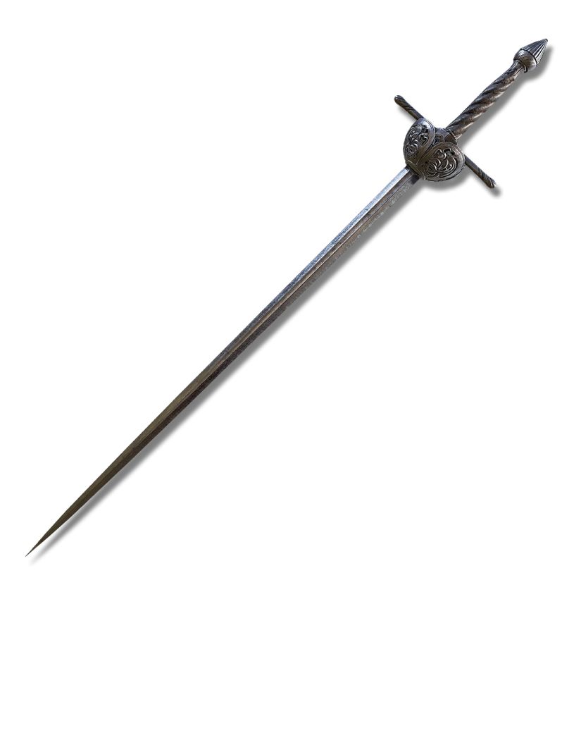 a sword on a white background