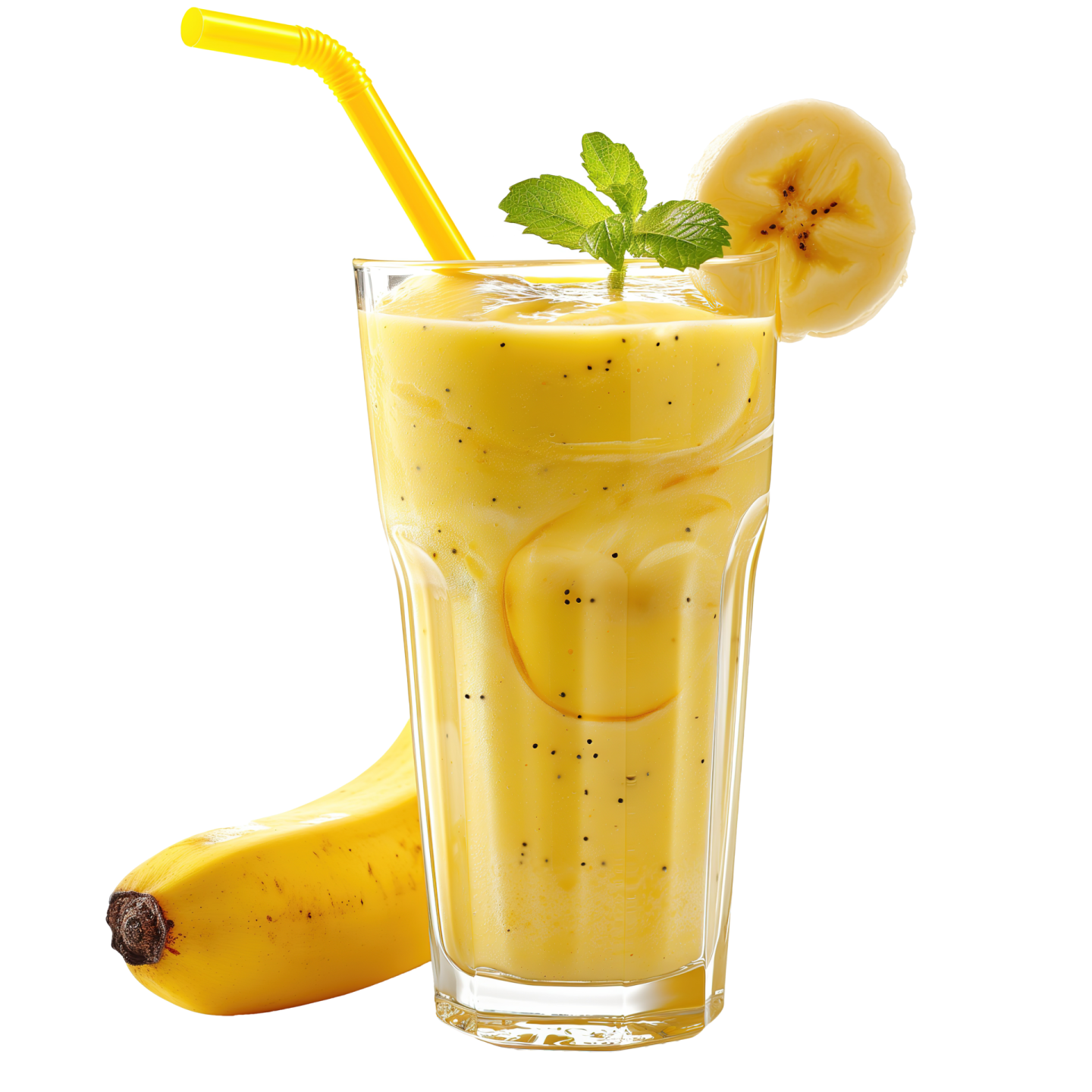 the banana is yellow