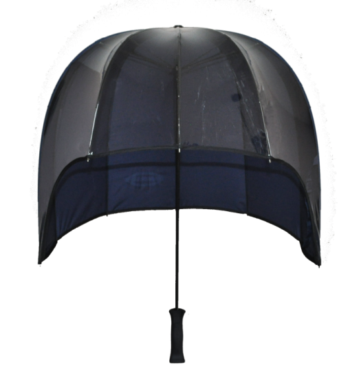 a close up of an umbrella on a white background