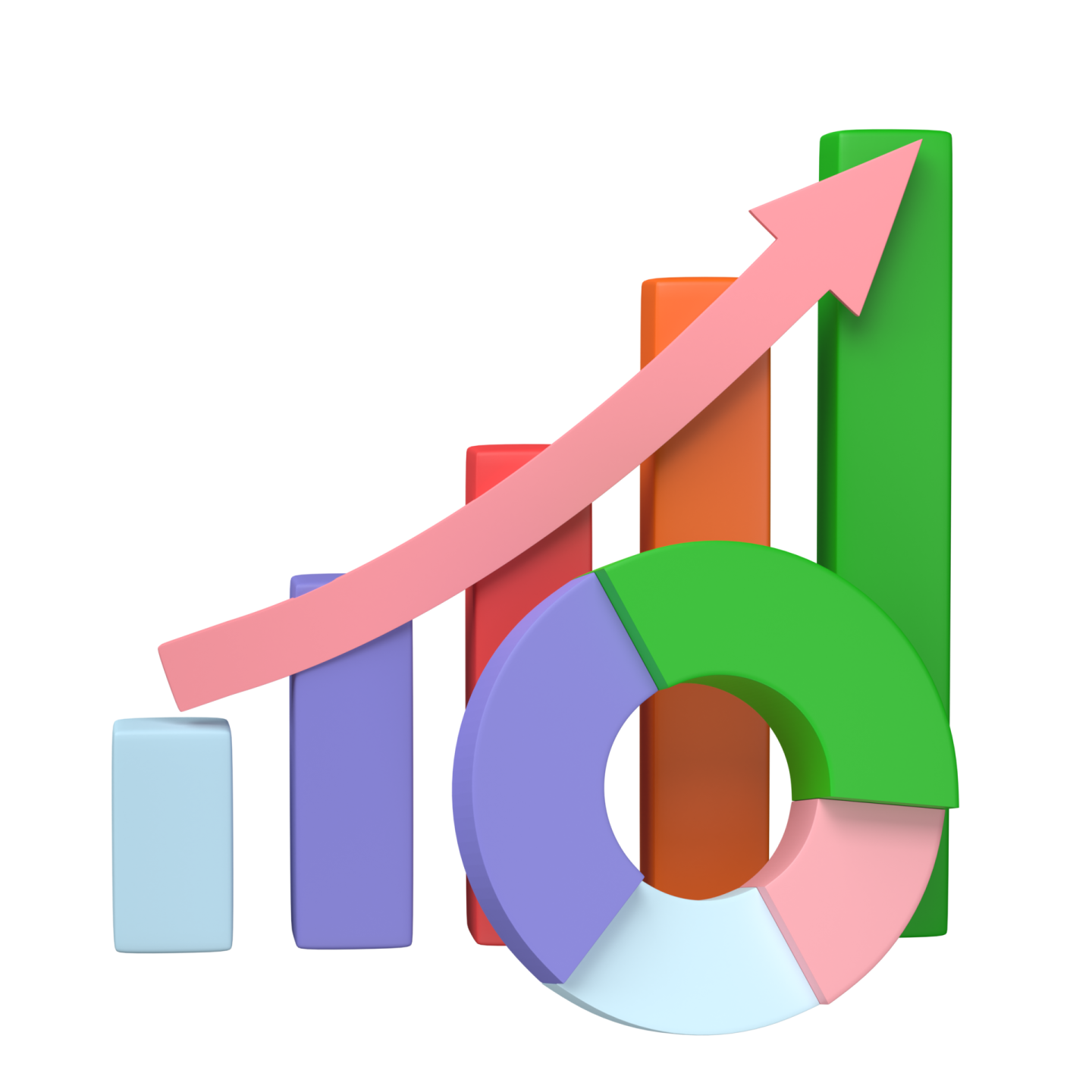 an image of a graph with arrows pointing up