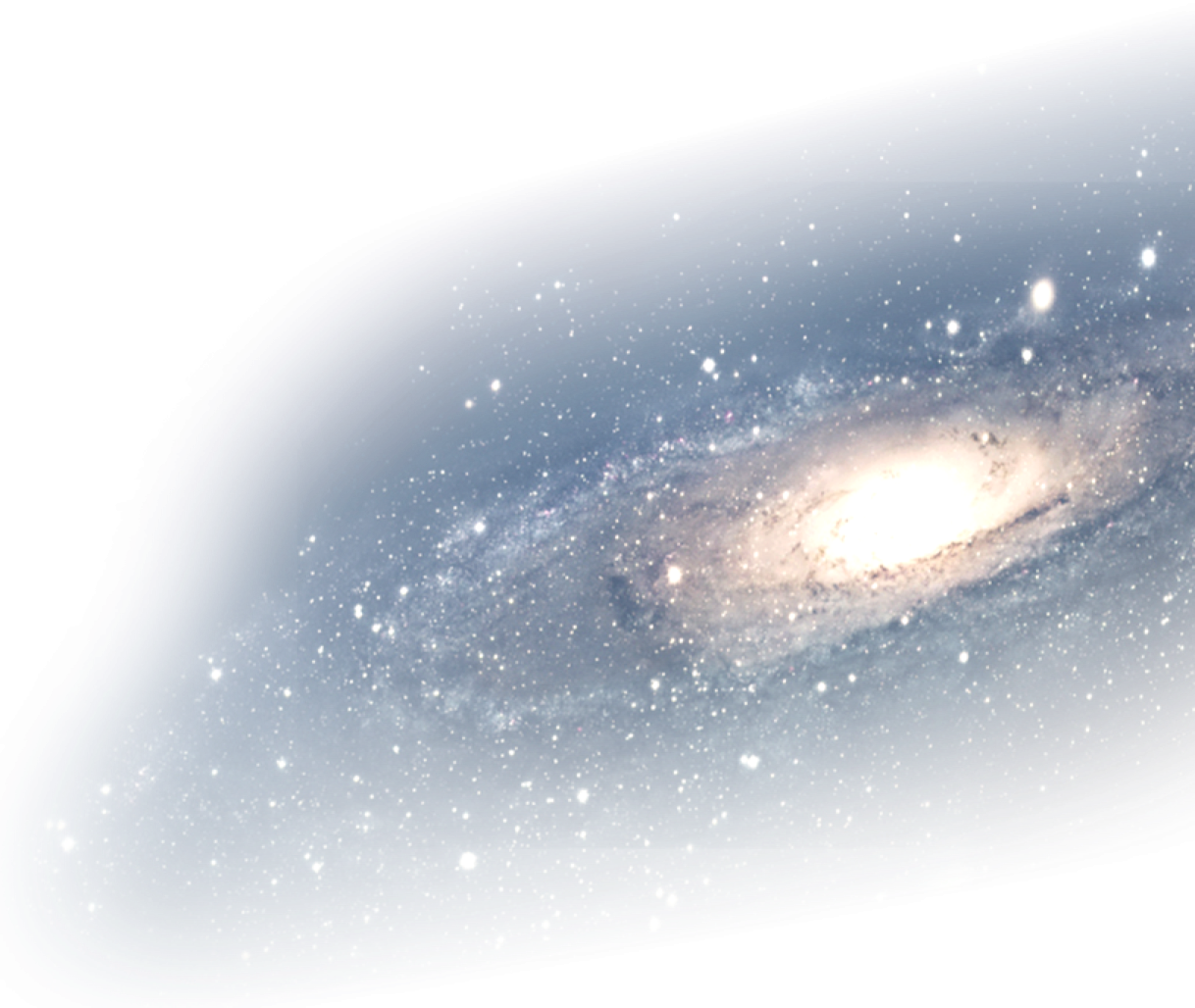 an image of a galaxy in the sky
