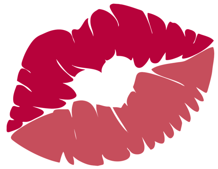 a red lipstick with a white background