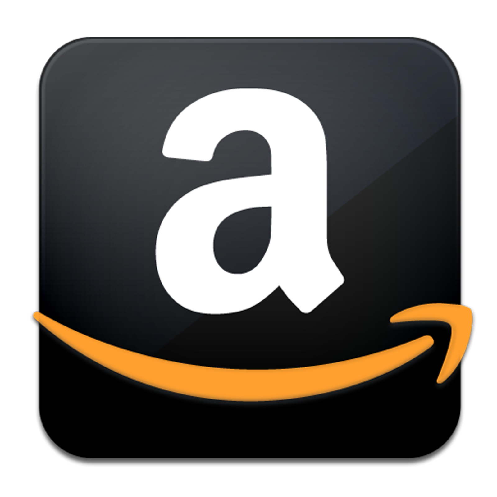 an amazon logo on a white background