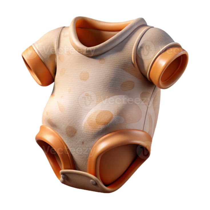 a baby bodysuit on a white background