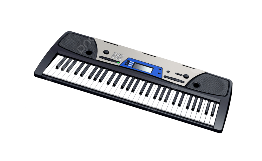 a black and white keyboard on a white background