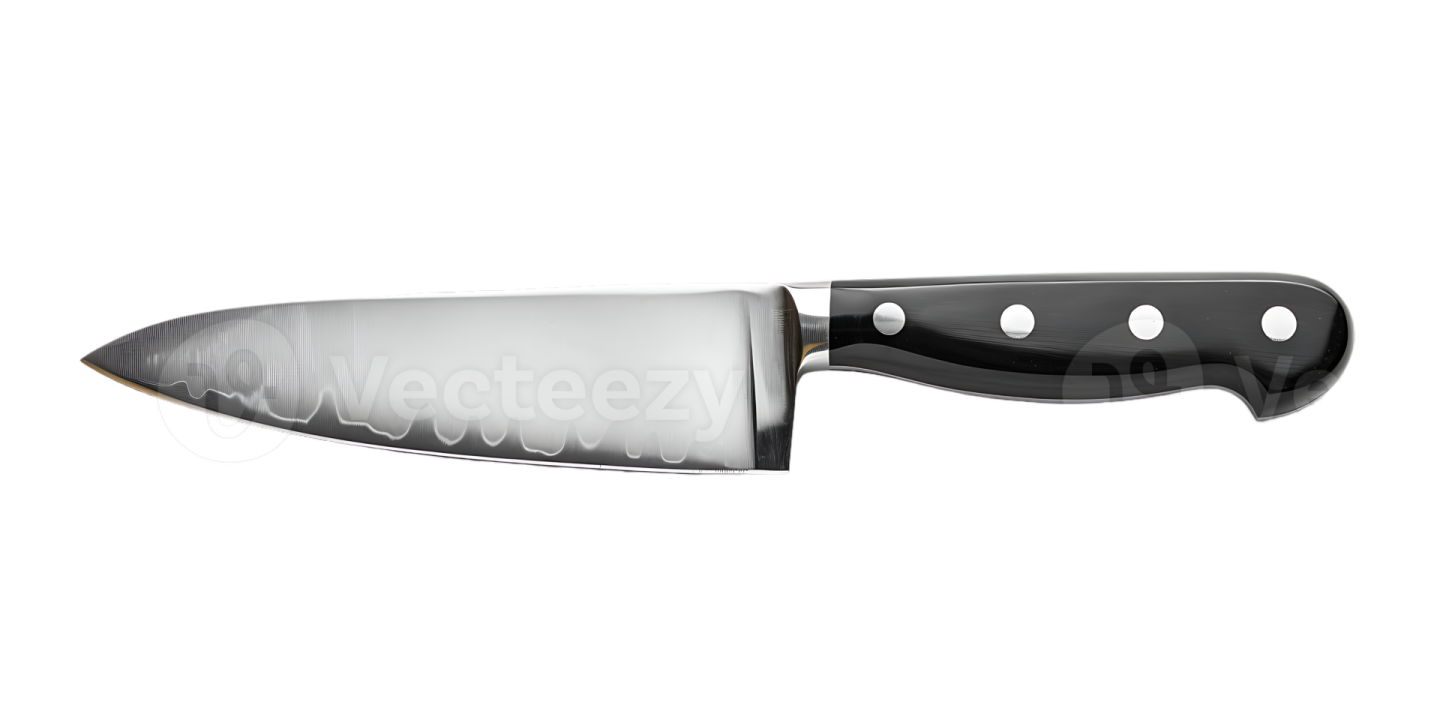 a knife on a white background