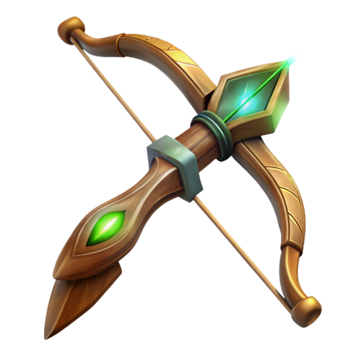 an image of a bow and arrow