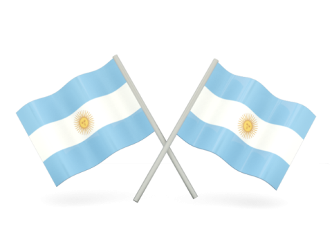 argentina and argentina flags