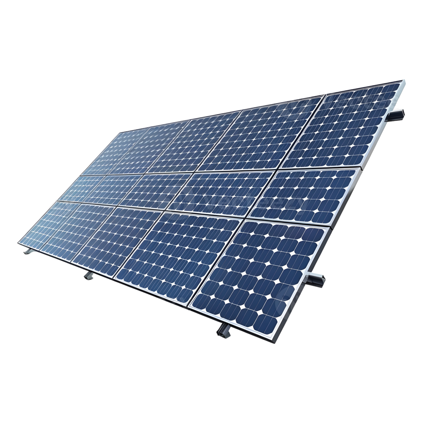 a solar panel on a white background