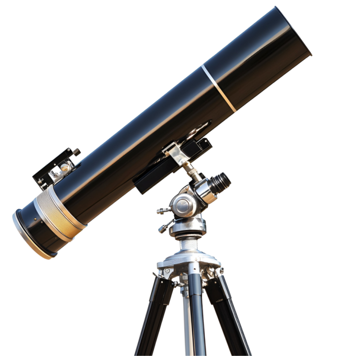 a telescope on top of a tripod