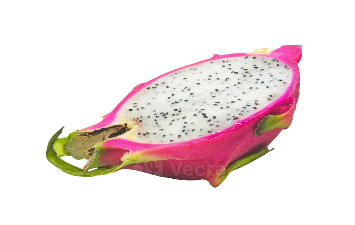 dragon fruit on a white background