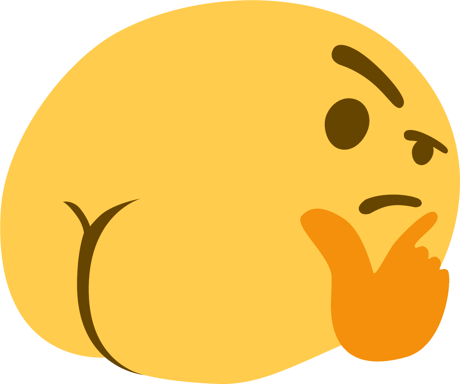 a yellow duck with its mouth open