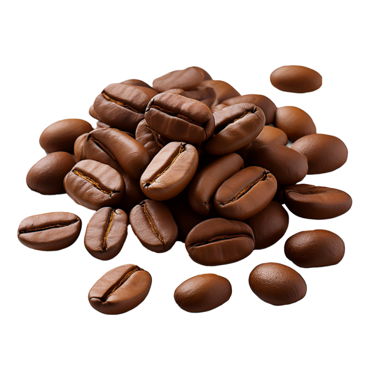 a pile of coffee beans