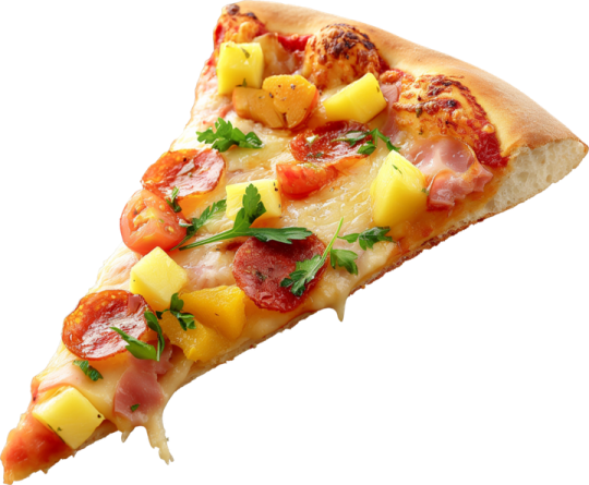 a slice of pizza