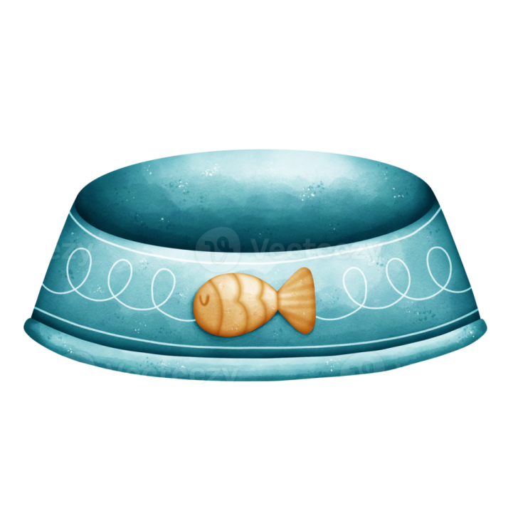 a dog bowl with a bow on it