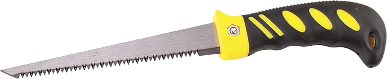 a black and decker saw with yellow handle