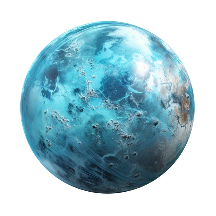 an image of the planet with a white background