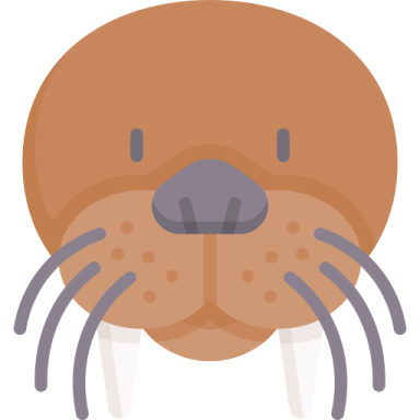 an otter with its mouth open