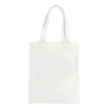 a white canvas tote bag