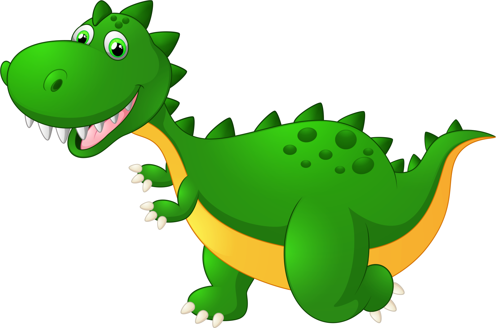 vector illustration of a cute dinosaur stock vector