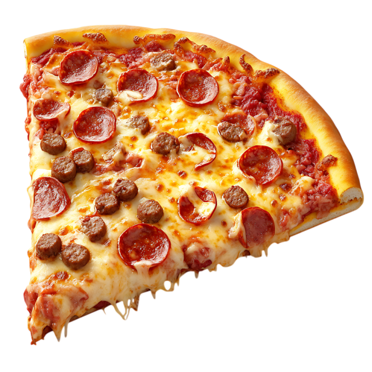a slice of pizza