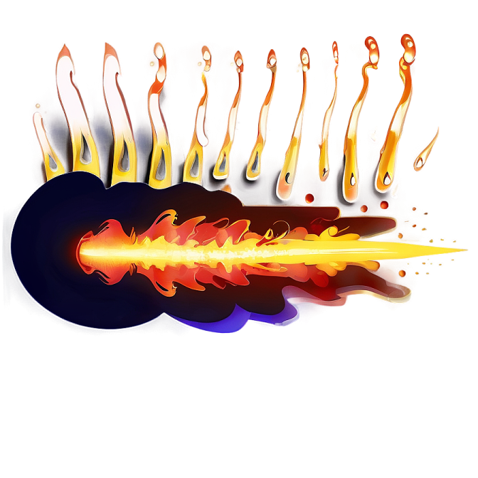 a fire with flames coming out of it