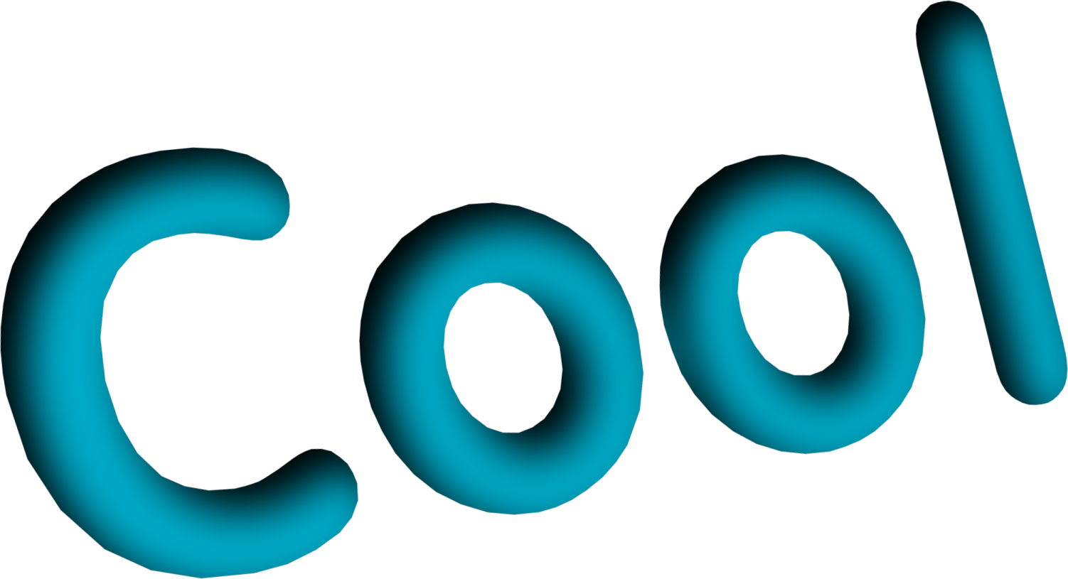 the cool logo with a white background