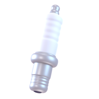 a close up of a white plastic object