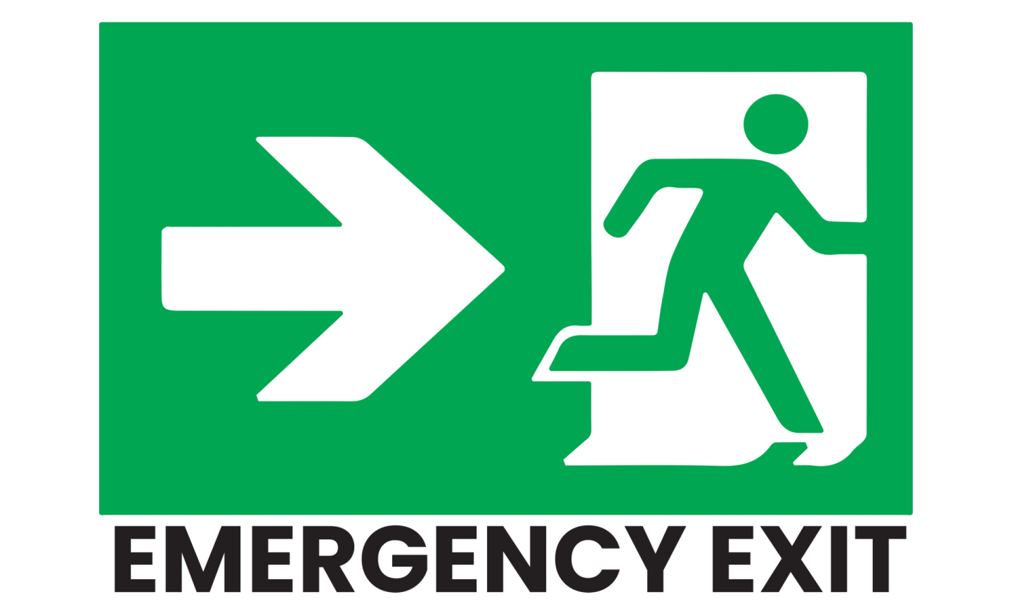 emergency exit sign