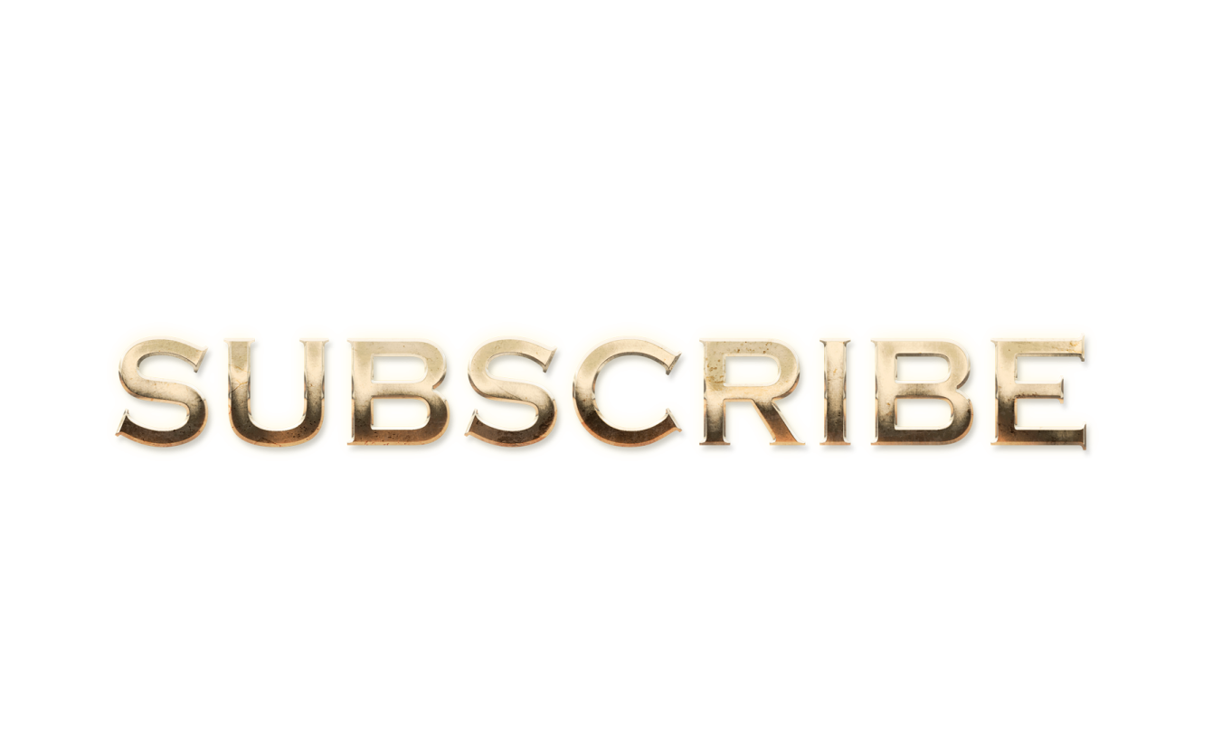 the word sube in gold letters
