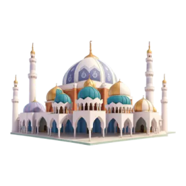 a paper model of a mosque