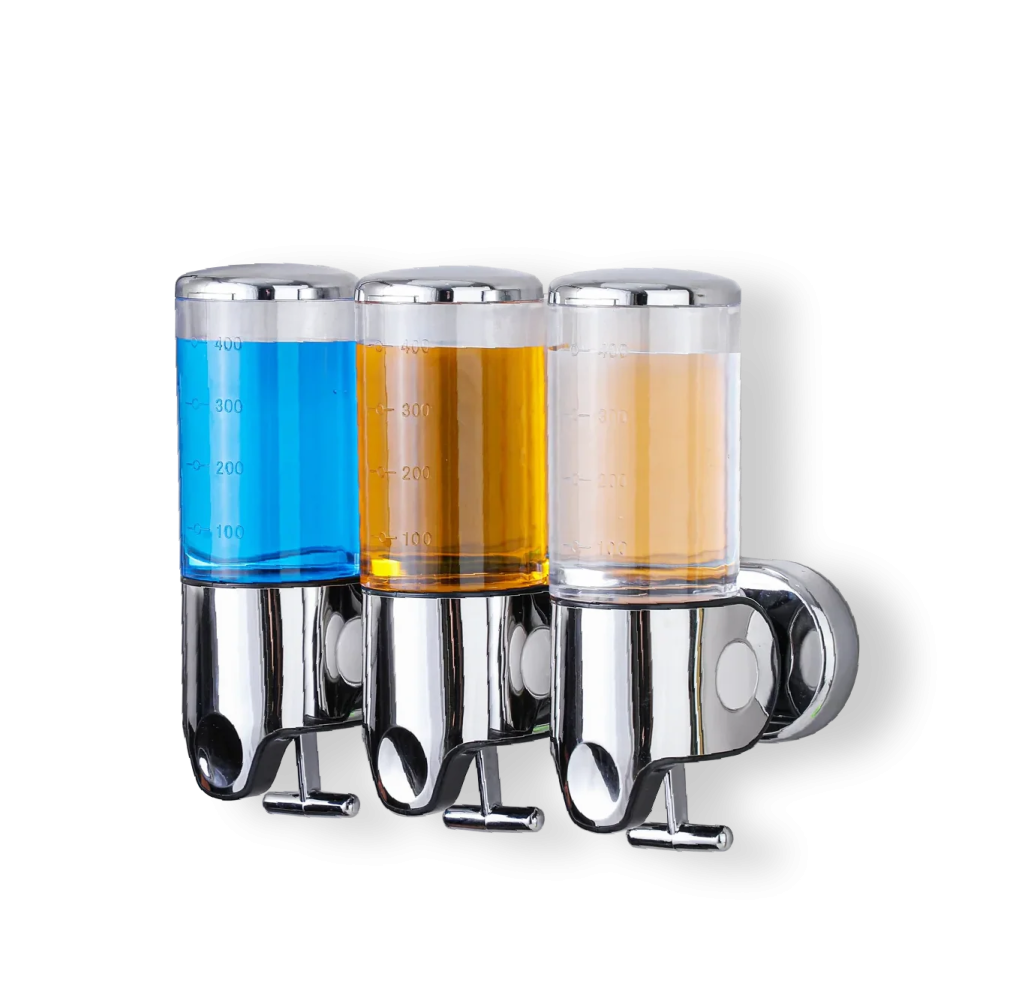 a set of three beer mugs on a wall