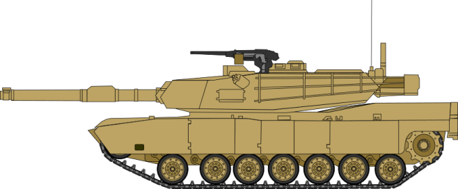 a drawing of a tank