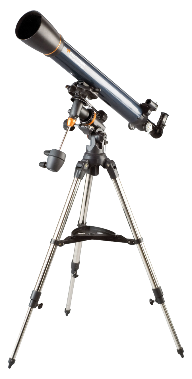 a telescope on a tripod stand