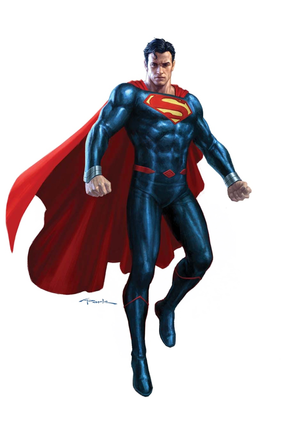 a man in a superman costume