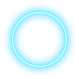 a blue circle on a white background