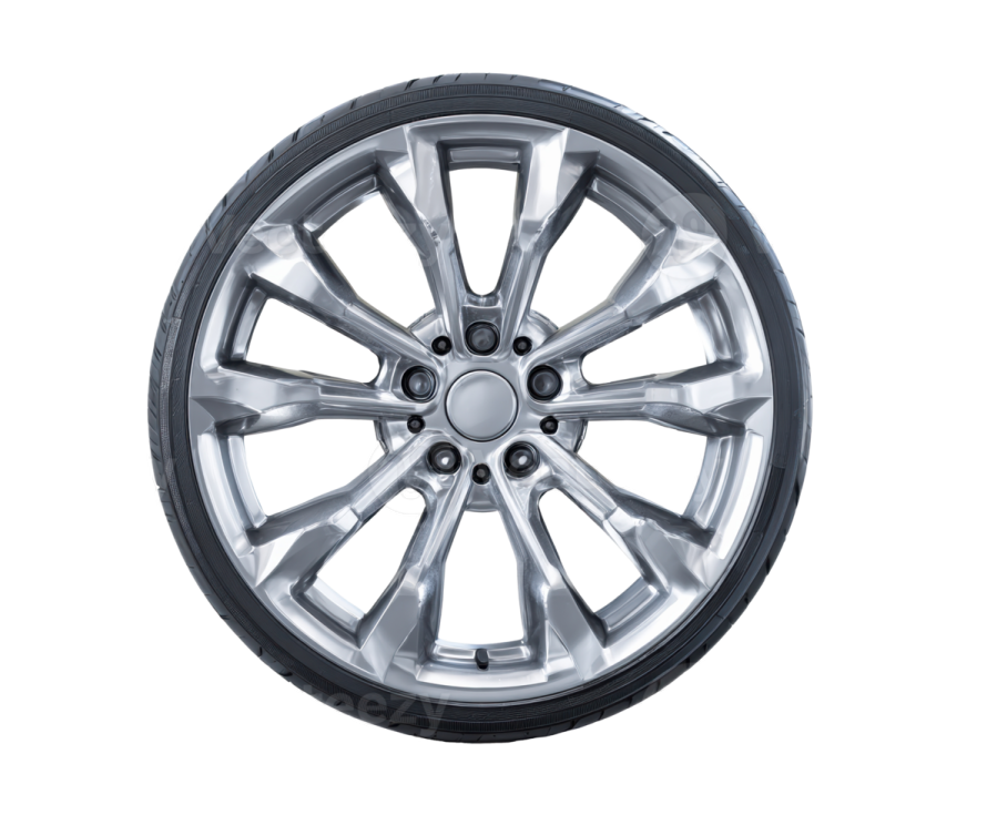 a wheel on a white background