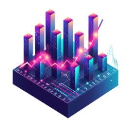 an illustration of a city with skyscrapers
