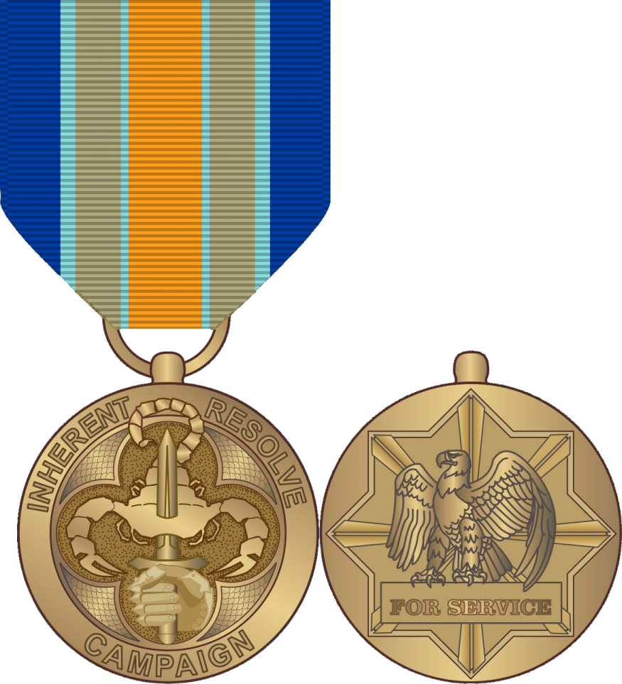 a medal with an eagle on it