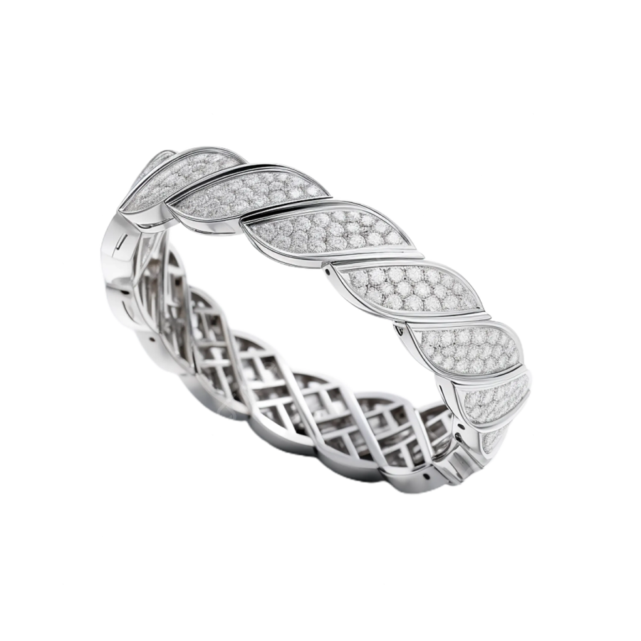 a white gold and diamond eternity ring