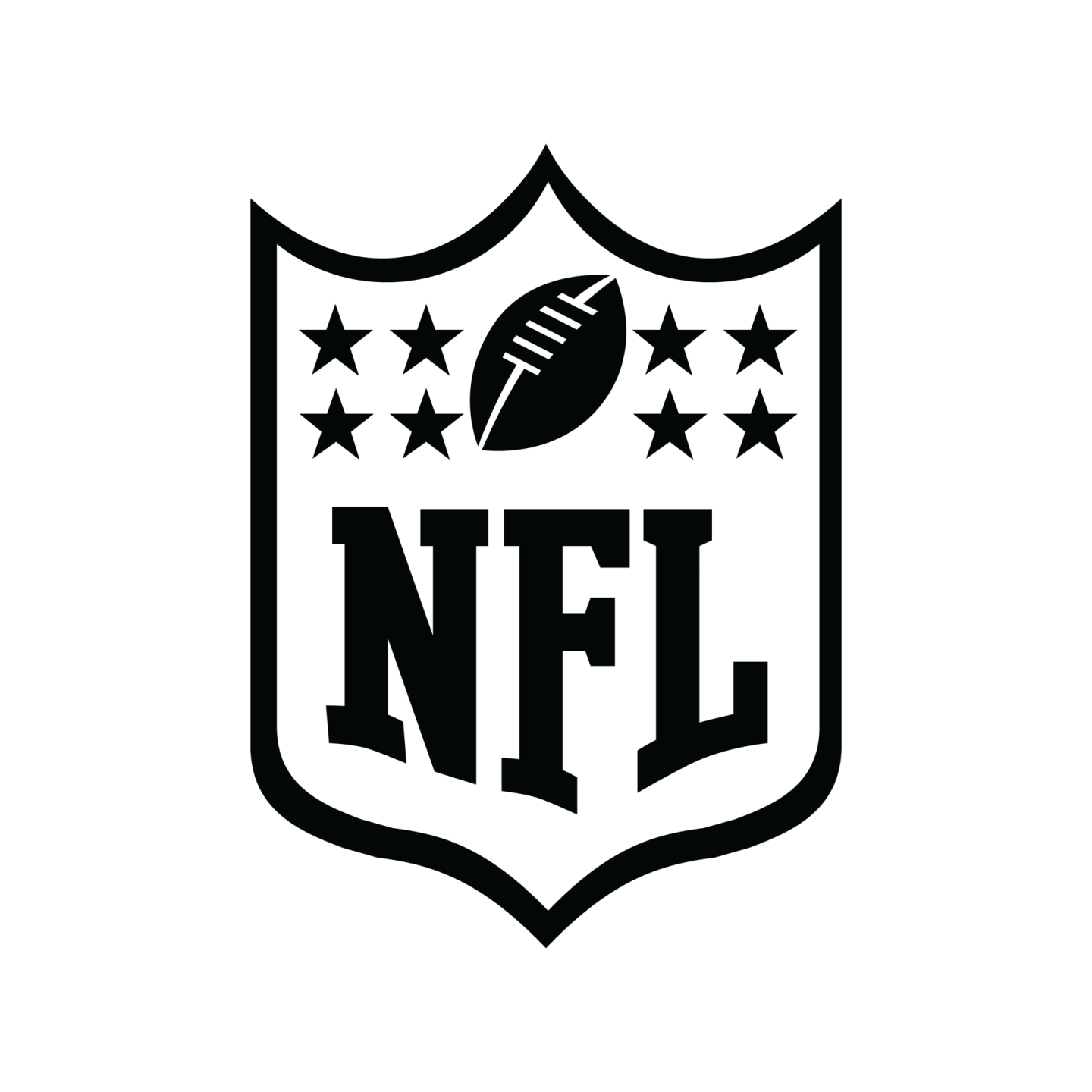 the nfl logo on a white background