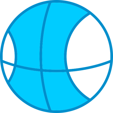 a blue volleyball ball