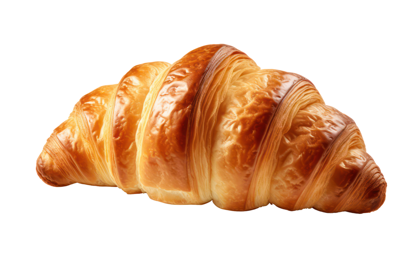 a close up of a crois on a white background