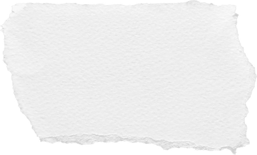 a piece of white paper on a white background