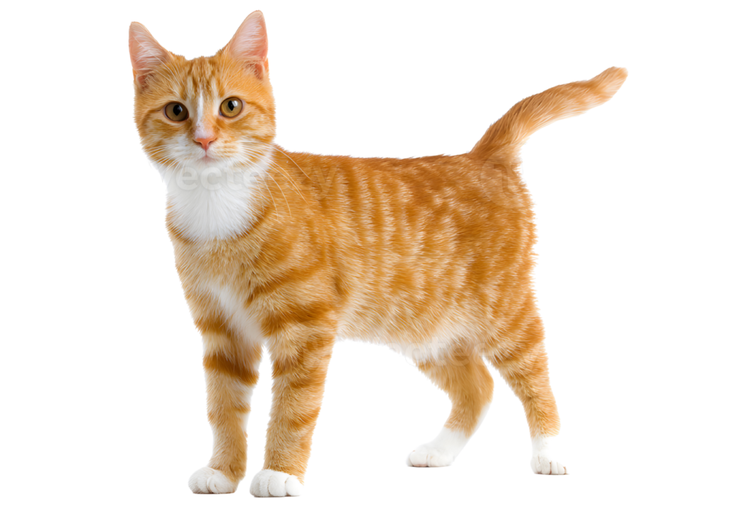 an orange and white cat