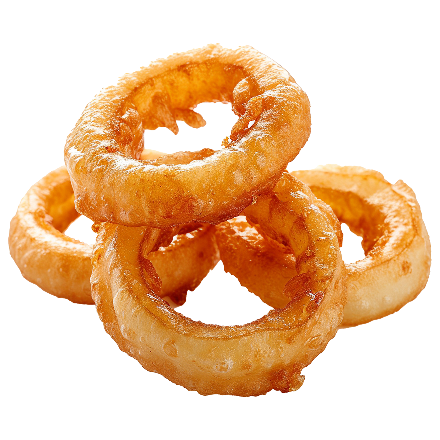 a pile of onion rings