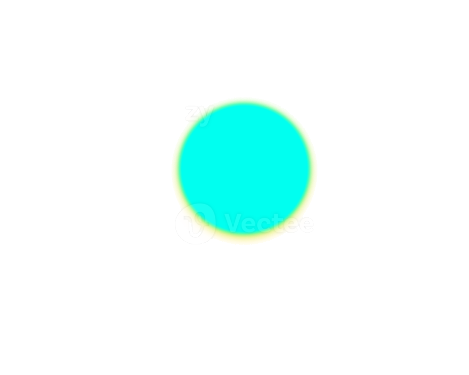a blue and green ball on a white background